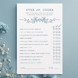 Fransk Blue 'over or Under'-Möhippa