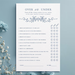 Fransk Blue 'over or Under'-Möhippa