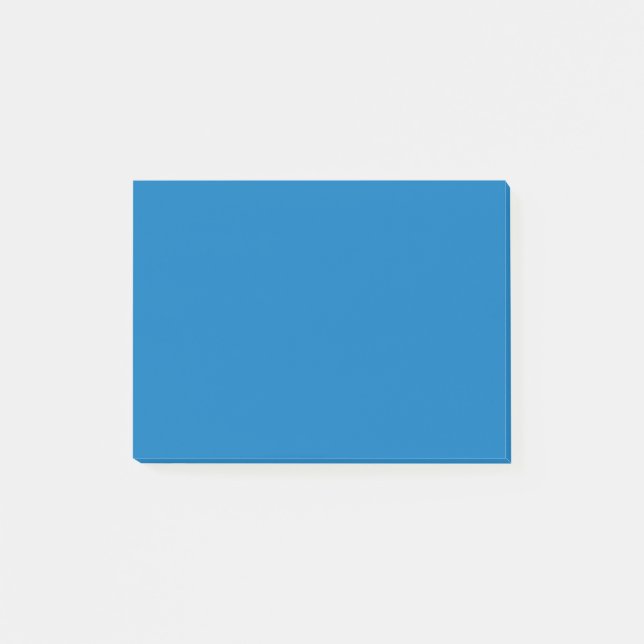 Fransk Blue Solid Färg Post-it Block (Framsida)