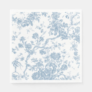 Fransk Blue Toile de Jouy Pappersservett