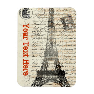 Fransk böjlig magnet för Eiffel tornvintage