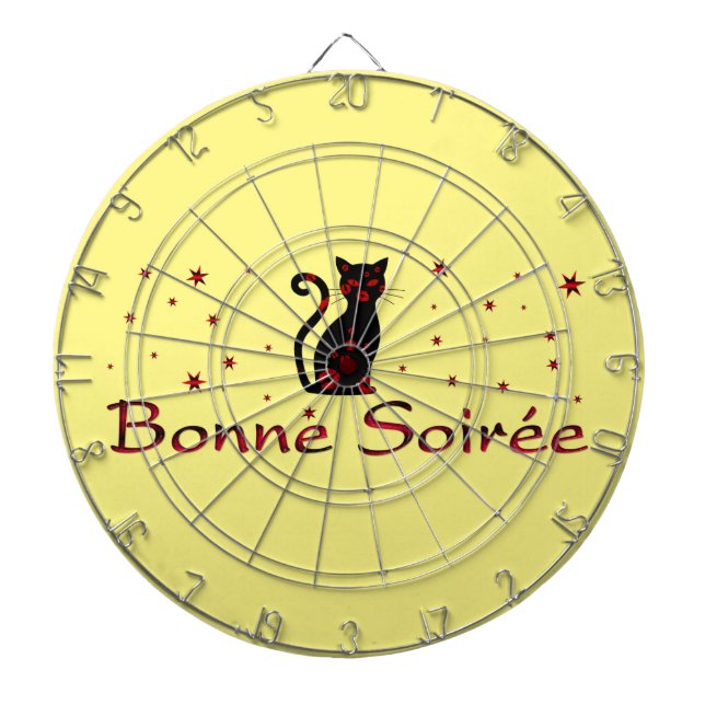 Fransk:Bonne Soiree Dart Board Darttavla (Framsidan)