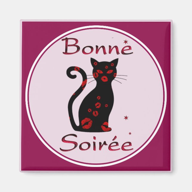 Fransk:Bonne Soiree Magnet (Framsidan)
