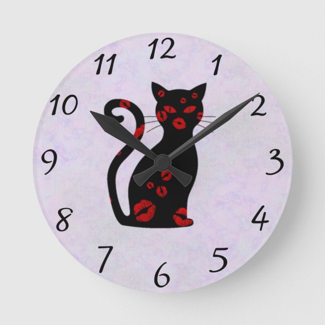 Fransk:Bonne Soiree Round Clock Rund Klocka (Framsida)