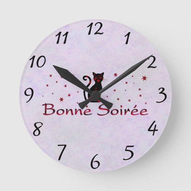 Fransk:Bonne Soiree Rund Klocka (Framsida)