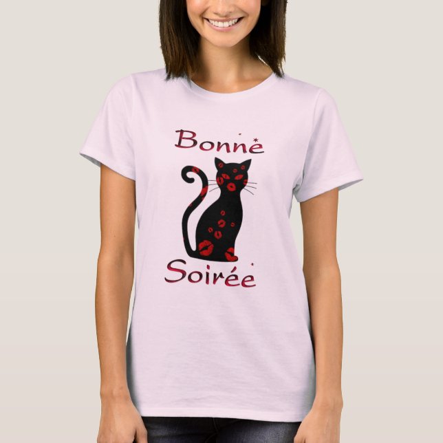 Fransk:Bonne Soiree T-Shirt (Framsida)