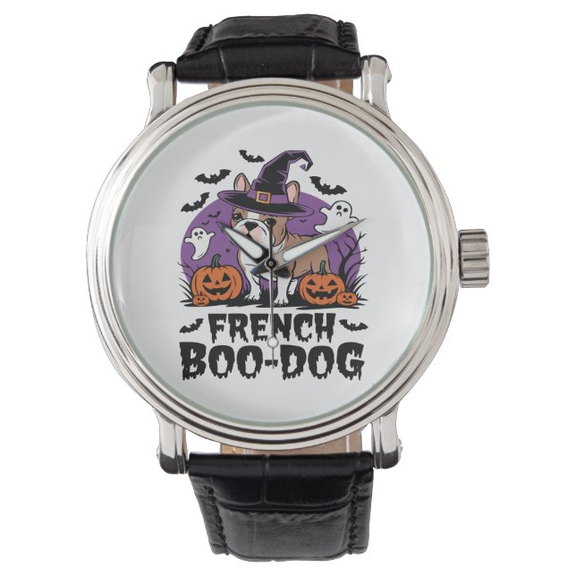 Fransk Boo Hund - Valpen Talokiest Armbandsur (Framsida)