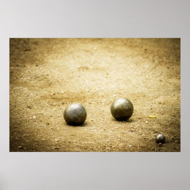 Fransk Boules Poster (Framsidan)