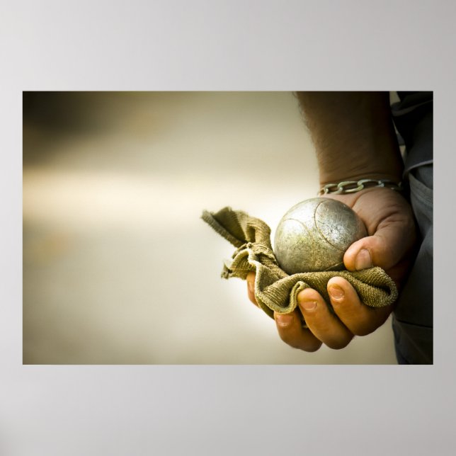 Fransk Boules Poster (Framsidan)