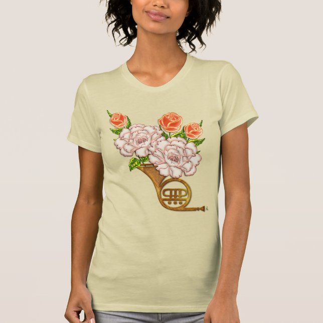 Fransk Bouquet (Dam T-Shirt) T-shirt (Framsida)