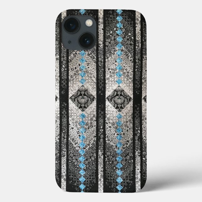 Fransk Braid Quilt Fodral-Mate-telefonväska (Baksida)