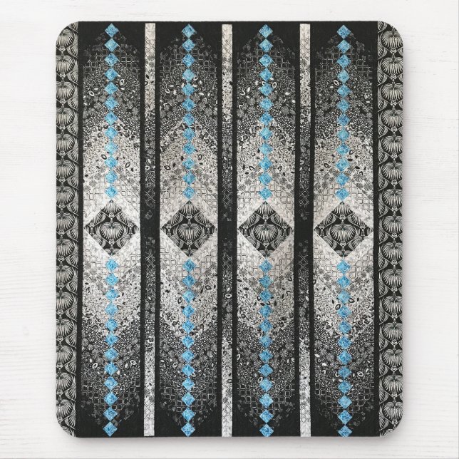 Fransk Braid Quilt Mouse Pad Musmatta (Framsidan)