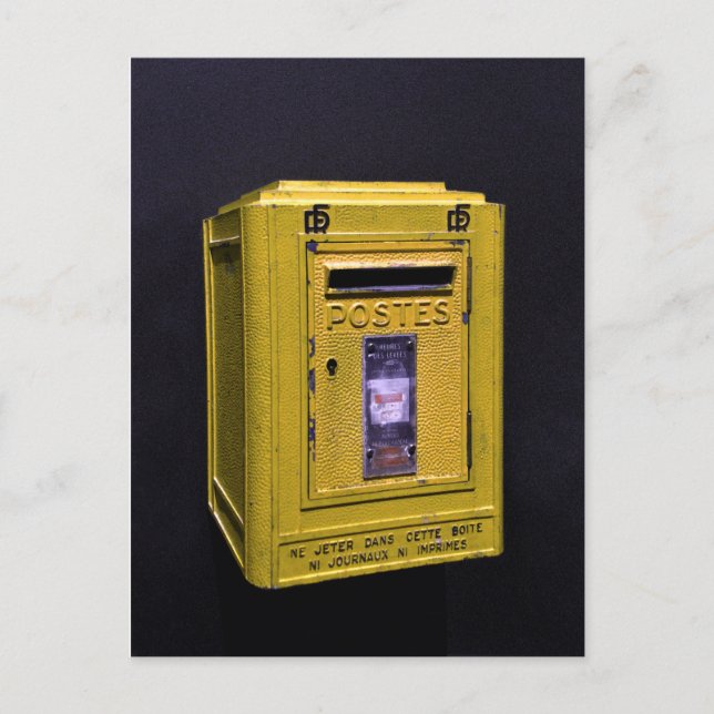 Fransk brevlåda vykort (Framsida)