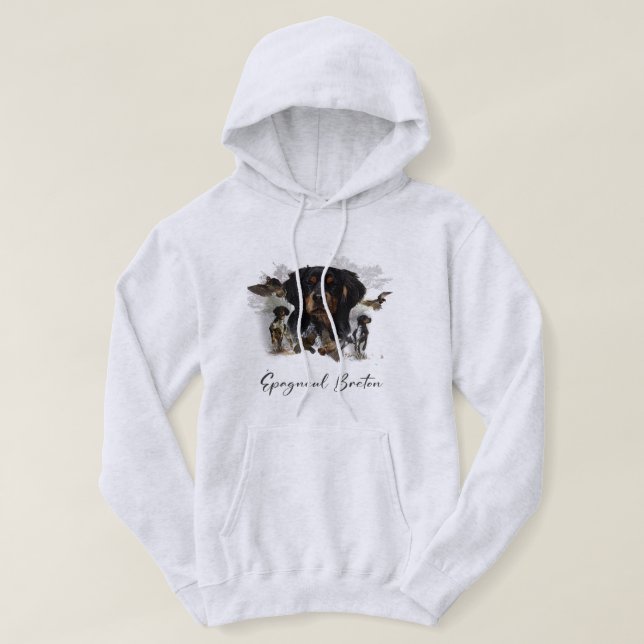 Fransk Brittany, Konst  Hoodie (Design framsida)