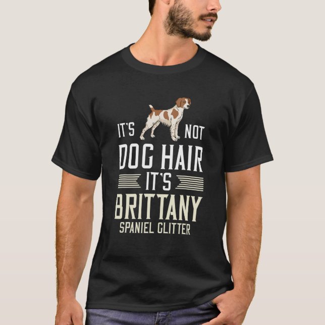 Fransk Brittany Spain Gift Puppies Owner Älskare T Shirt (Framsida)