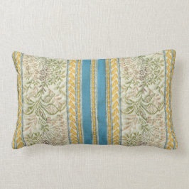 Fransk broderad blommatygLook Lumbarkudde