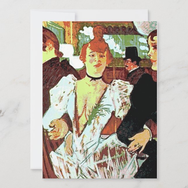 Fransk brud på bröllop inbjudningar (Framsida)