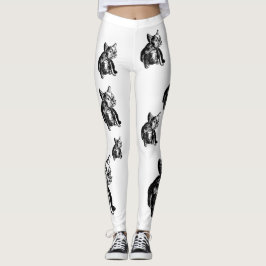 Fransk Buldog Puppy Hund Leggings