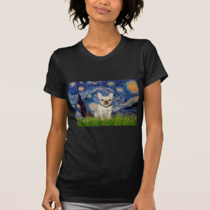 Fransk Bulldog 1 - Starry Natt T Shirt
