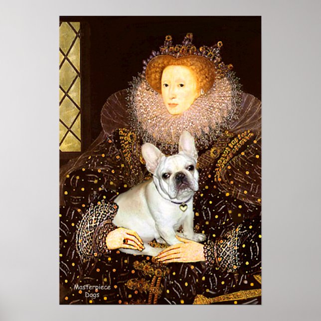 Fransk Bulldog 3 - Queen Poster (Framsidan)