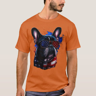 Fransk Bulldog 4:e juli 1981 T Shirt