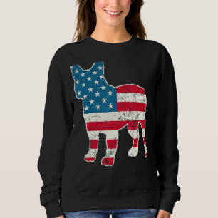 Fransk Bulldog 4:e juli, Hund USA, USA, F T Shirt