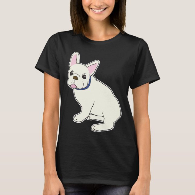 Fransk Bulldog 74 T Shirt (Framsida)