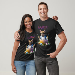 Fransk Bulldog Ägg Påsk Fransk Bulldog T Shirt