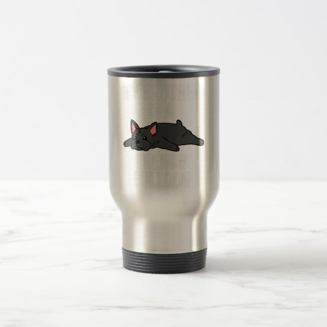 Fransk Bulldog Älskare Girl Tumbler | Mugg-gåvor Resemugg (Center)