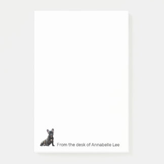 Fransk Bulldog Anpassa post-it Notes Block
