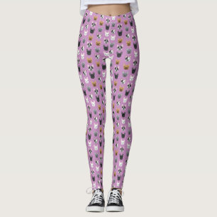 Fransk Bulldog ansikte leggings