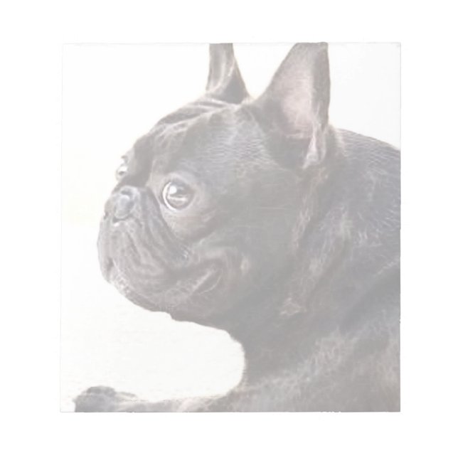 Fransk Bulldog Anteckningsblock (Framsida)