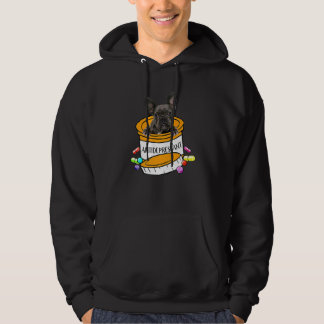 Fransk Bulldog Antidepressivt Hoodie
