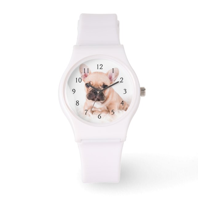 Fransk Bulldog Armbandsur (Framsida)