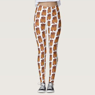 Fransk Bulldog Art Anpassningsbar Leggings