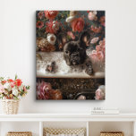 Fransk Bulldog Art | Frenchie i Bathtub Bathroom Canvastryck<br><div class="desc">Fransk Bulldog-konst med en lekfull Fransk Bulldog som njuter av en avslappnande fullt av bubblor och vackra blommor. Den här charmerande teckningen ger ditt space en aning värme och personlighet,  skapar att det känns mer inbjudande och glatt.</div>