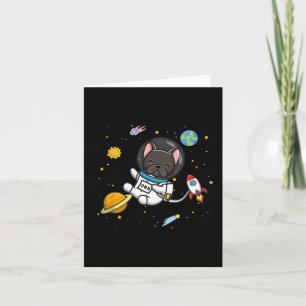 Fransk Bulldog Astronaut Kort