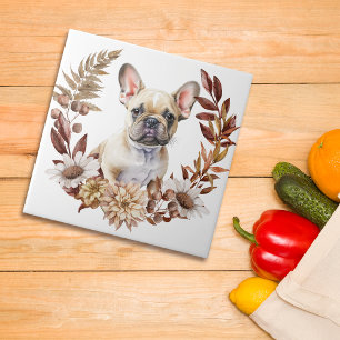 Fransk Bulldog Autumn WAN Kakelplatta