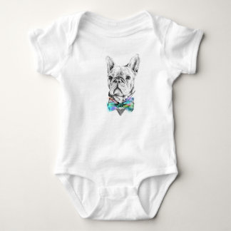 fransk bulldog baby onsie t-shirt