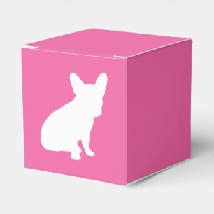 Fransk Bulldog Baby Shower Frenchie Rosa Presentaskar