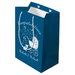 Fransk Bulldog Baby Shower Frenchy Frenchie Blue