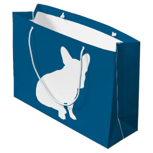 Fransk Bulldog Baby Shower Frenchy Frenchie Blue