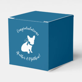 Fransk Bulldog Baby Shower Frenchy Frenchie Blue Presentaskar