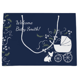 Fransk Bulldog Baby Shower Gift Bag