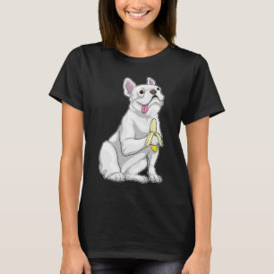 Fransk Bulldog Banana T Shirt