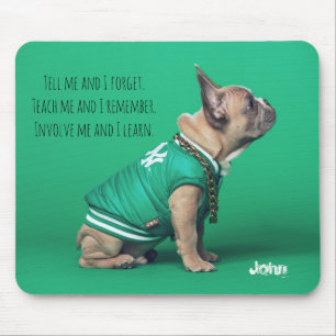 Fransk Bulldog Best Quote Personlig Namn Musmatta