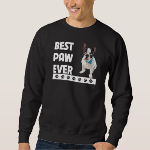 Fransk Bulldog Best Tass någonsin Frenchie Hund Fa Lång Ärmad Tröja