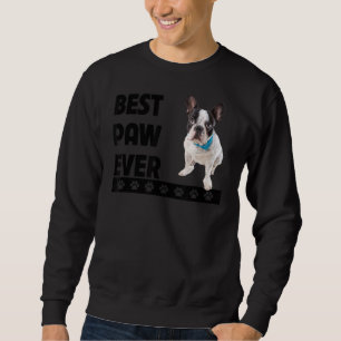 Fransk Bulldog Best Tass någonsin Frenchie Hund Fa Lång Ärmad Tröja