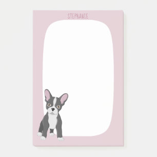 Fransk Bulldog Birthday Post-it Block