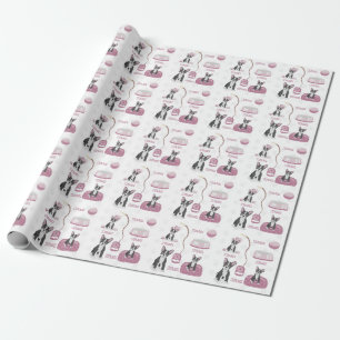 Fransk Bulldog Birthday Presentpapper